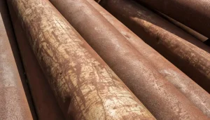 Impact of Internal Pipe Corrosion - Header -Rusted Stainless Steel Pipe