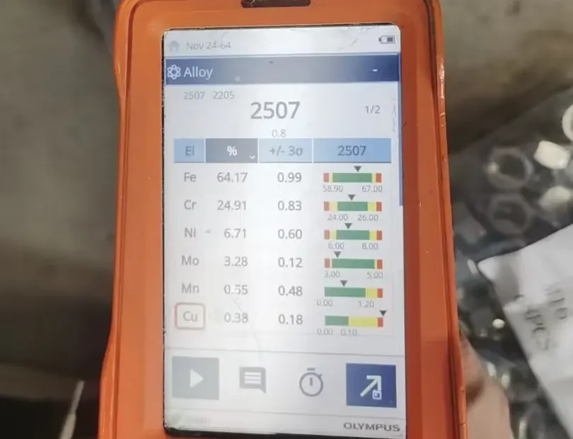 1.4410(UNS S32750) Chemical Composition