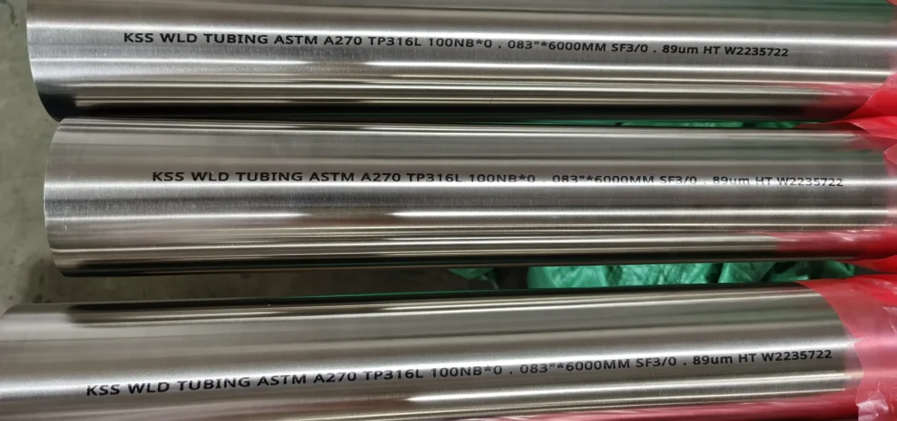 Electropolished VS Polished Pipe - Kaysuns Welded Tubing ASTM A270 TP316L