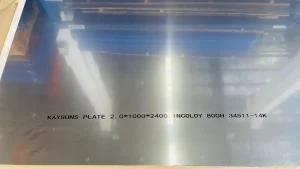 Inconel 800H Plate in Stock