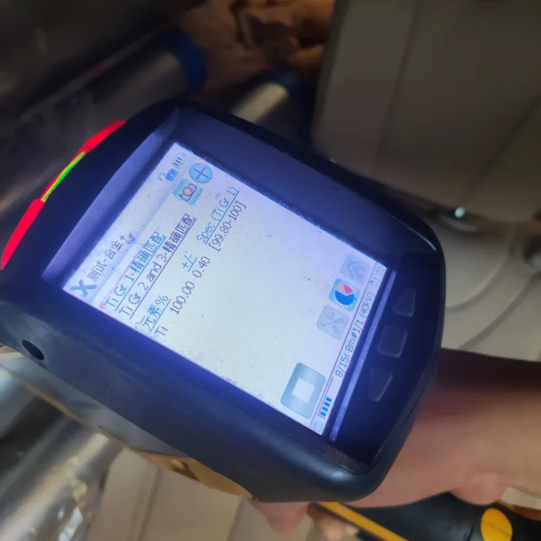 ASTM B861 Gr2 Ti Pipe PMI Testing